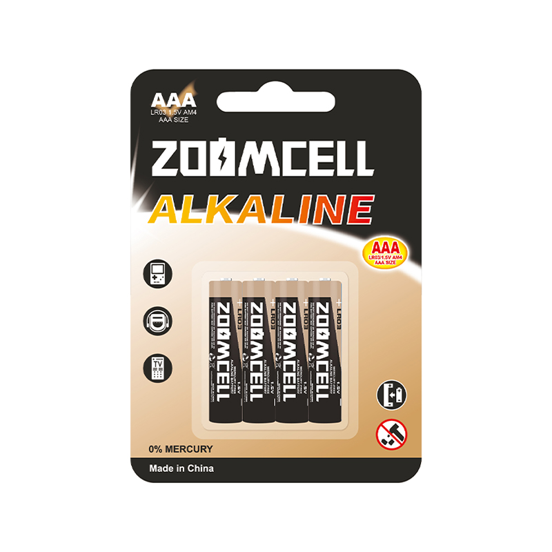 Pilas alcalinas de alta capacidad LR03 AM4 AAA 1,5 V